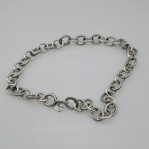 David Yurman Large 12mm Oval Link Necklace